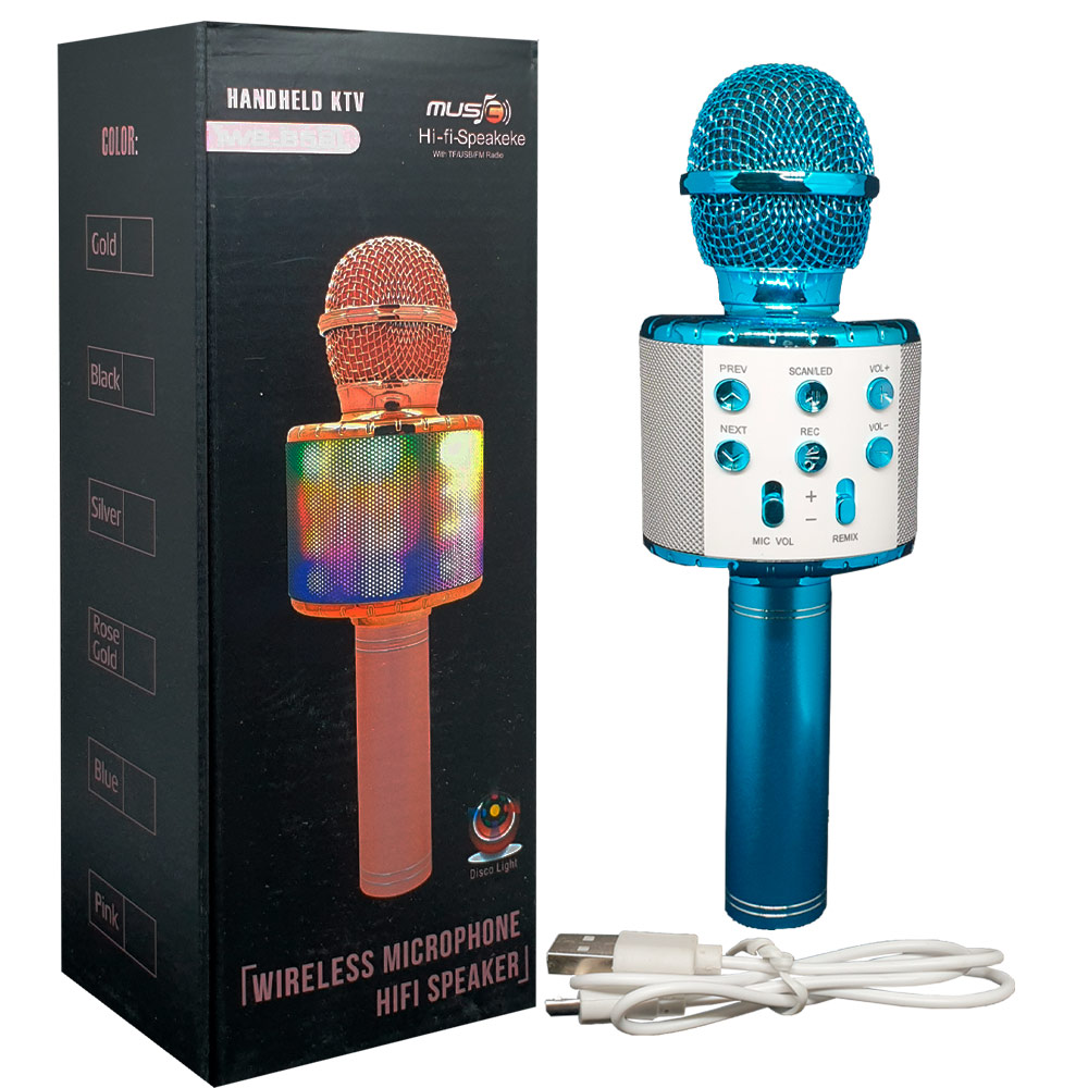 Micrófono Karaoke Bluetooth Recargable